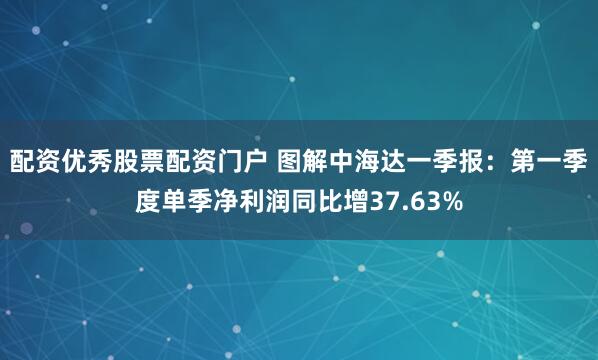 配资优秀股票配资门户 图解中海达一季报：第一季度单季净利润同比增37.63%