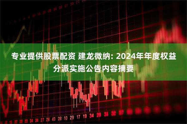 专业提供股票配资 建龙微纳: 2024年年度权益分派实施公告内容摘要